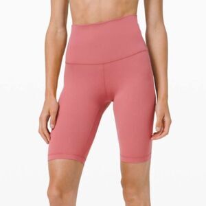 Lululemon Align Super High Rise Short 10" Brier Rose Size 4